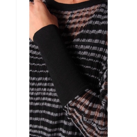 $170 Patterson J Kincaid “Sage” Striped Sweater - Picture 2 of 6